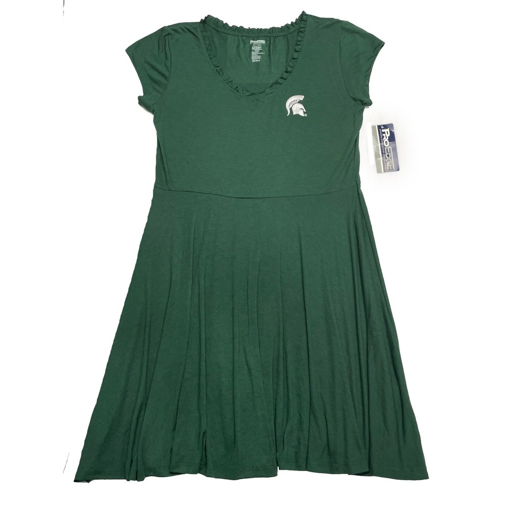 Michigan State Dress Women's Large Pro Edge Beach Swimsuit Cover Golf Spartan